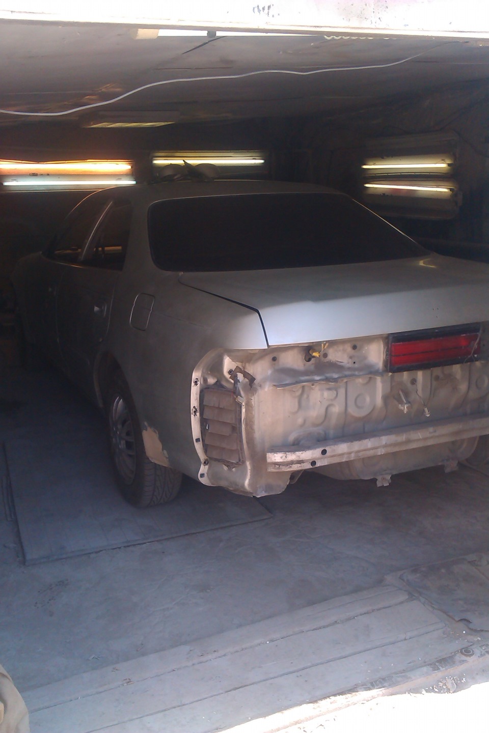 покраска этап 1 — Toyota Mark II (90), 2,5 л, 1996 года | кузовной ...