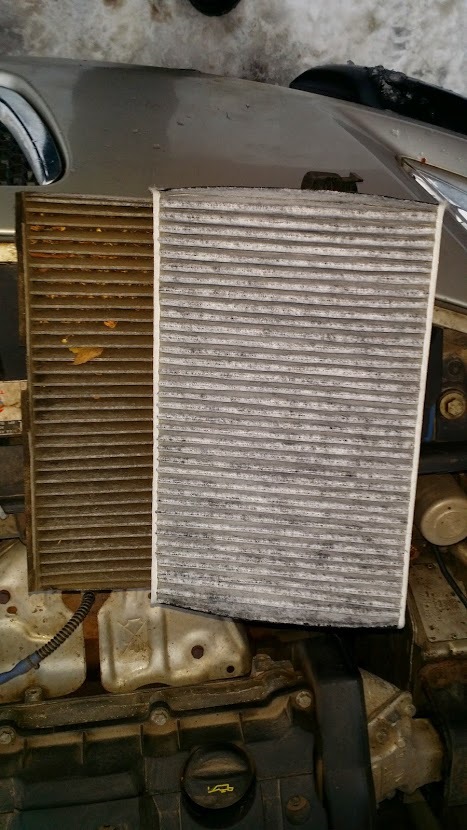 Замена салонного фильтра или работы на 5 минут. — Peugeot 307 SW, 1,6 л ...