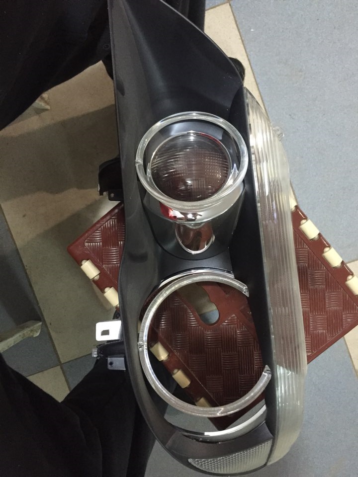 Реставрация фары. — BMW 7 series (E65/E66), 4 л, 2006 года | визит на ...