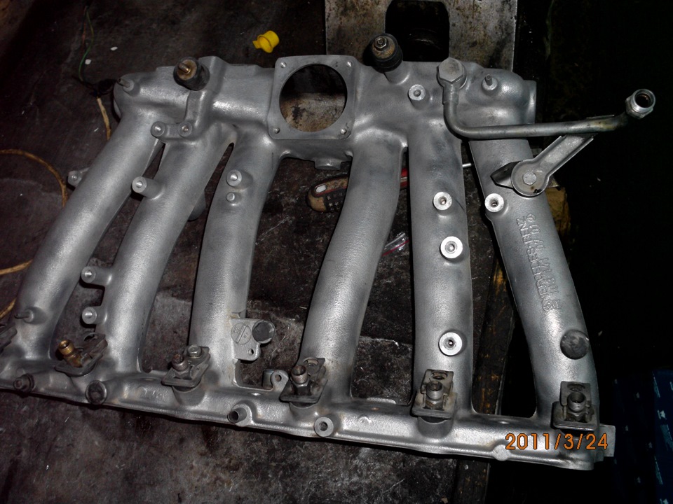 Впускной коллектор и впрыск — Mercedes-Benz E-Class (W124), 3 л, 1985 ...