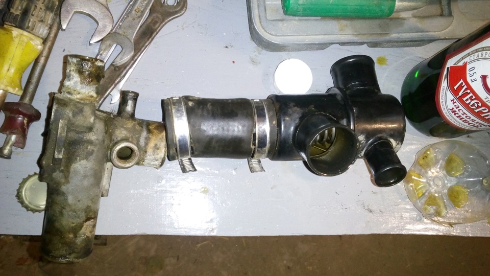 Измение структуры водоохлаждения. Теперь печка не дует холодом на ...