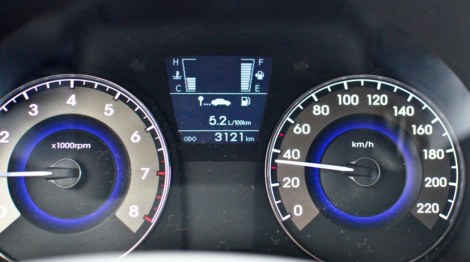 Расход топлива на сотню+фотки — Hyundai Solaris Hatchback, 1,6 л, 2011 ...