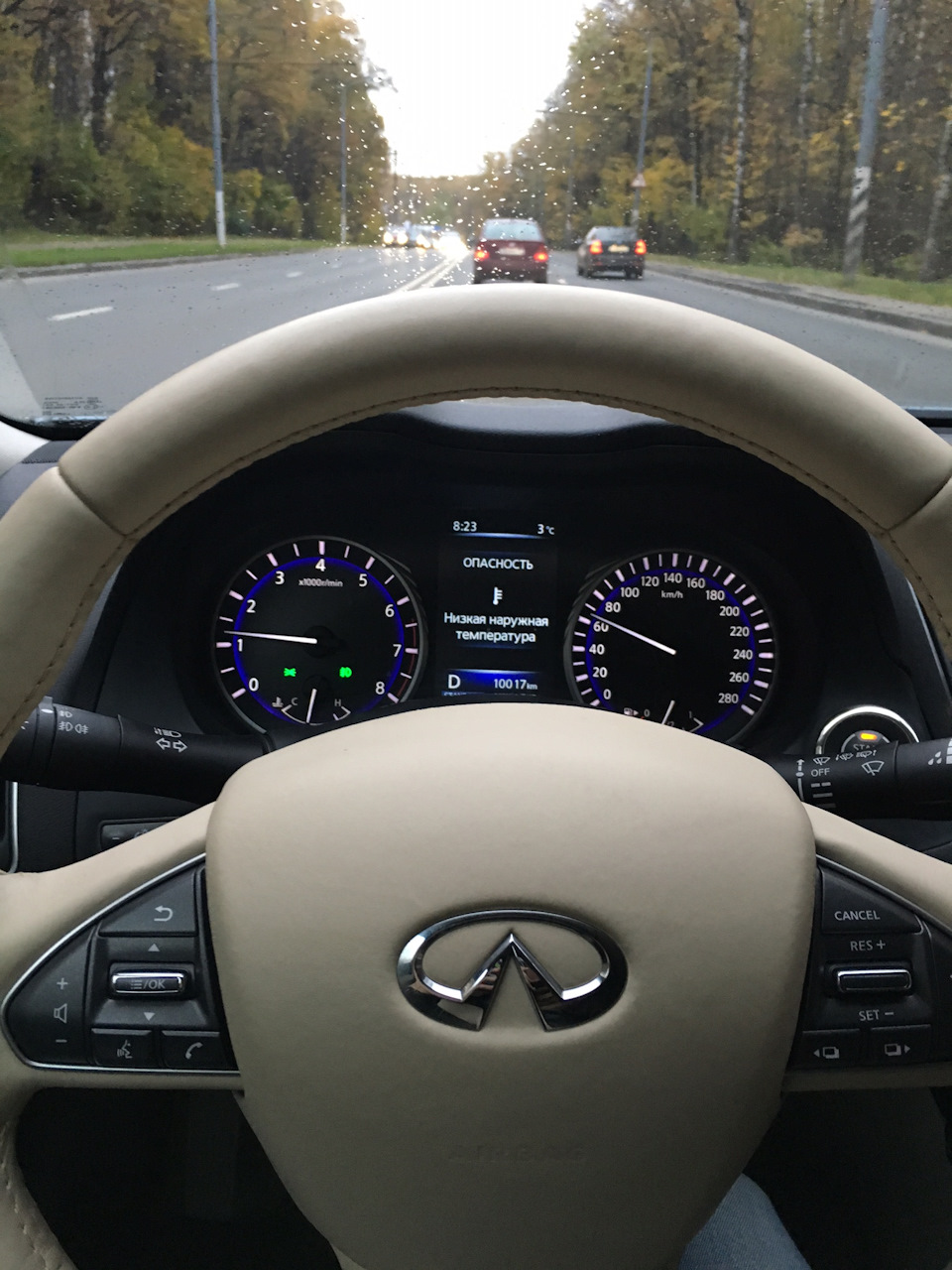 Белый руль — Infiniti q50, 2 л, 2016 года | тюнинг | DRIVE2