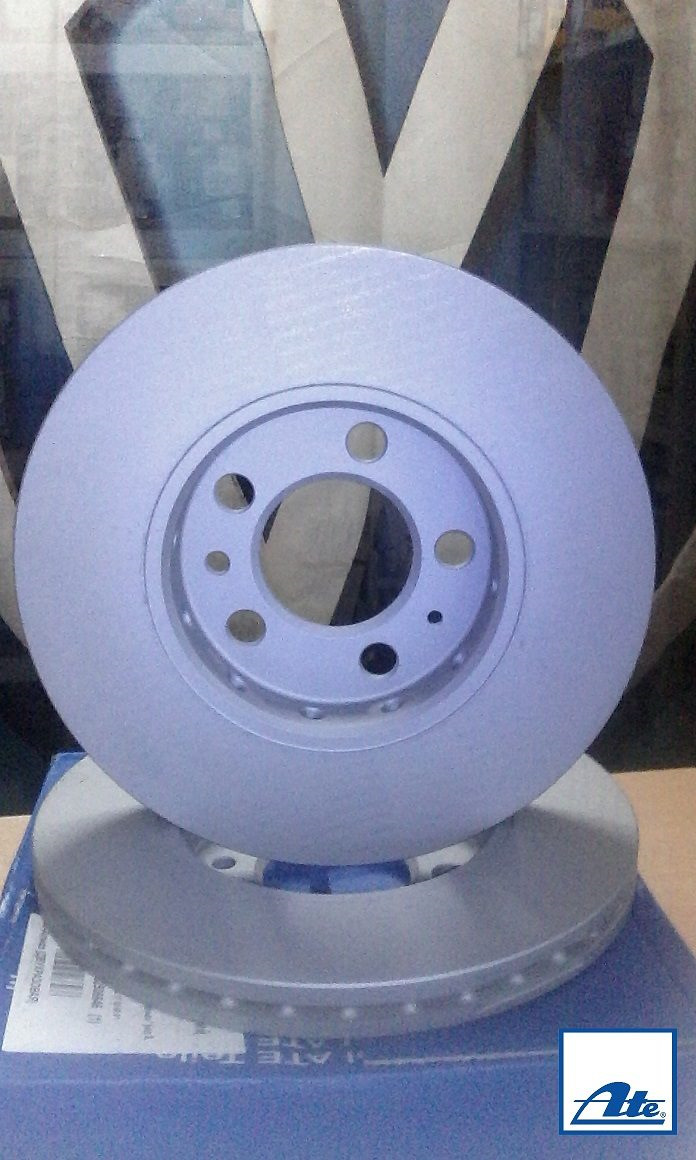 Диск тормозной ATE 24012201511 для Volkswagen Polo. — КИС-АВТО на DRIVE2