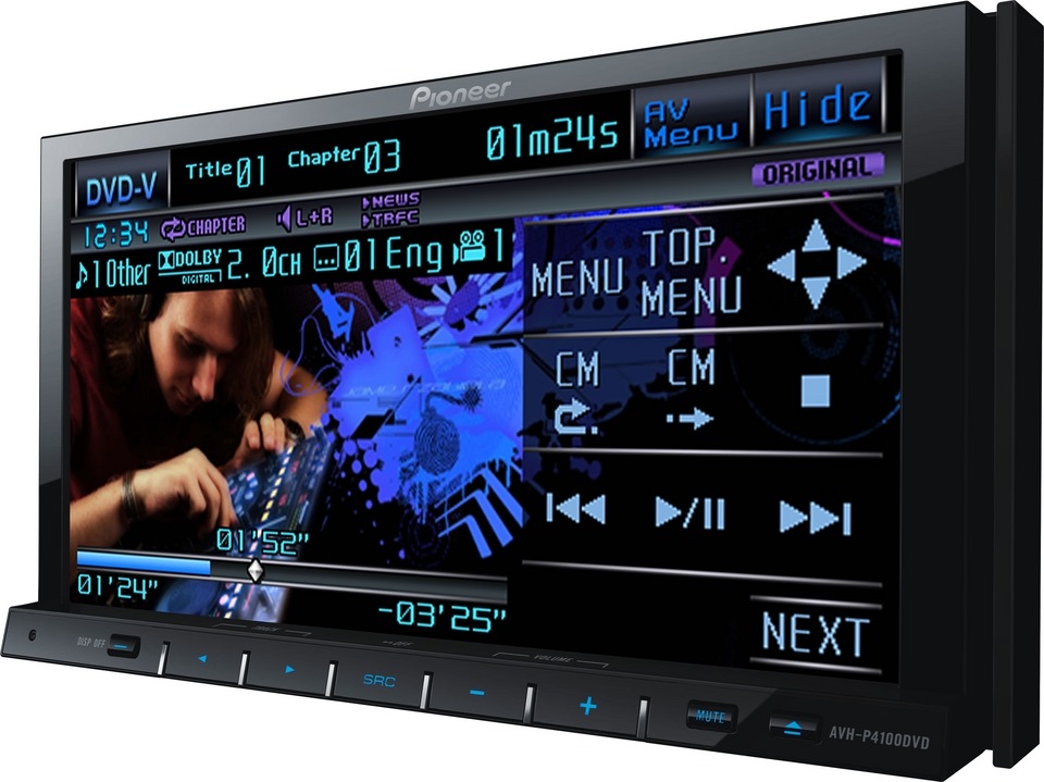 Дисплей pioneer. Pioneer AVH 4100. Pioneer AVH 4100dvd. Автомагнитола Pioneer AVH-p4100dvd. Пионер AVH 4100 DVD.