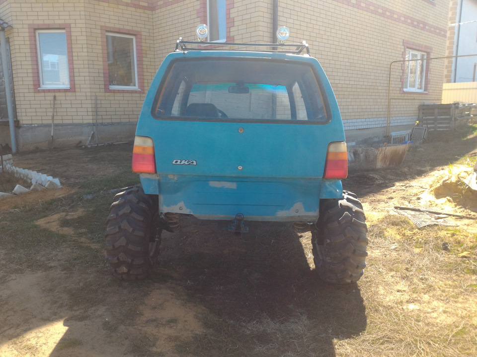Багажник с туманками на задний ход — Lada Ока 11113, 0,8 л, 2000 года ...