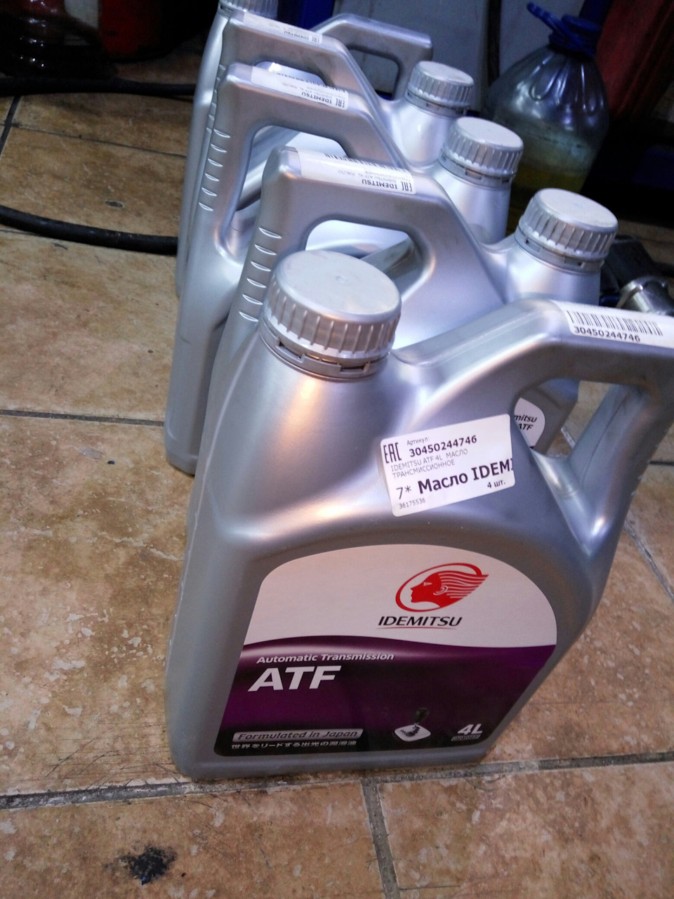 30450244746 Жидкость для АКПП ATF 4L 30450244-746 IDEMITSU | Запчасти ...