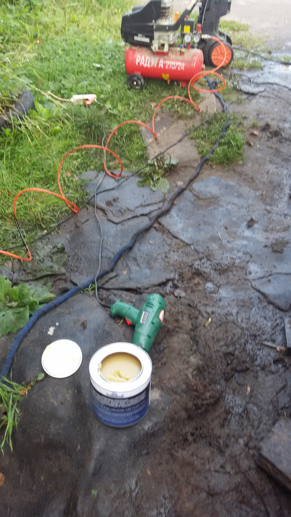 Антикор днища Гранта 2019 год — Lada Гранта, 1,6 л, 2013 года | своими ...