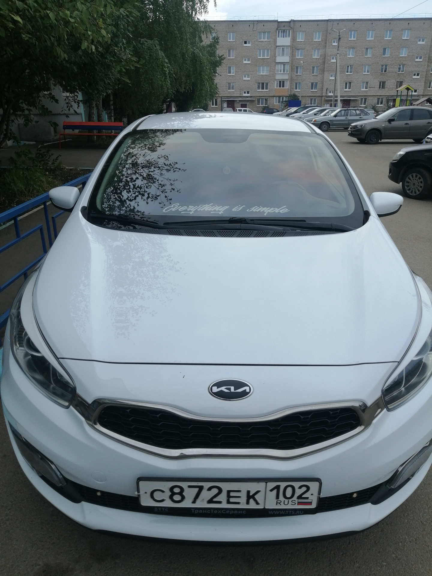 Логотип KIA — KIA Pro_Ceed (2G), 1,6 л, 2014 года | просто так | DRIVE2