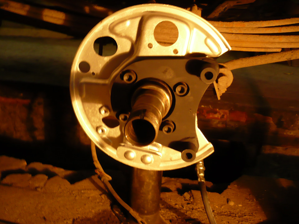 Установил здт (суппорт от Газели) на мост от Соболя. — ГАЗ Газель, 2,5 ...