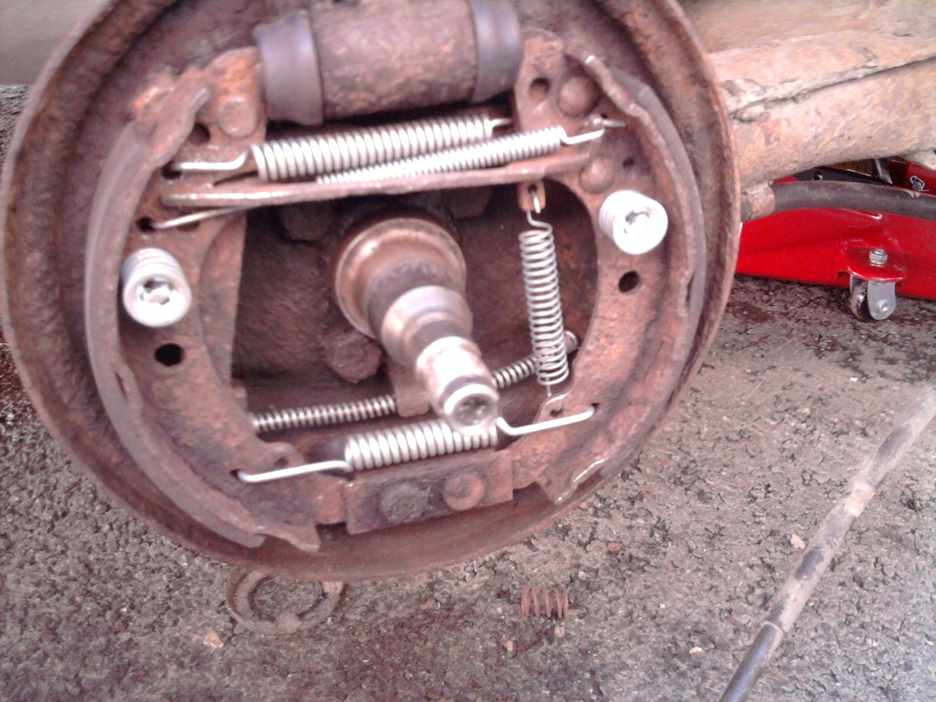 Ремонт тормозной системы фото отчёт — Volkswagen Jetta II, 1,6 л, 1989 ...