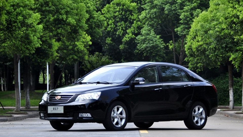 Geely Emgrand ec7 черный под мерс