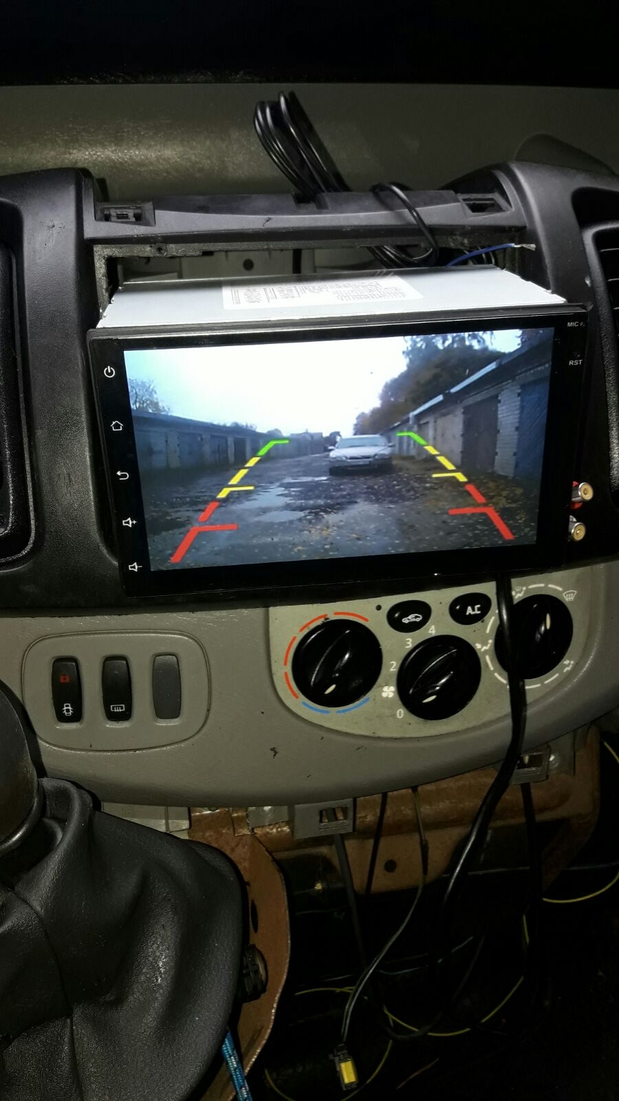 2 дин магнитола с камерой заднего вида — Renault Trafic (2G), 2,5 л ...