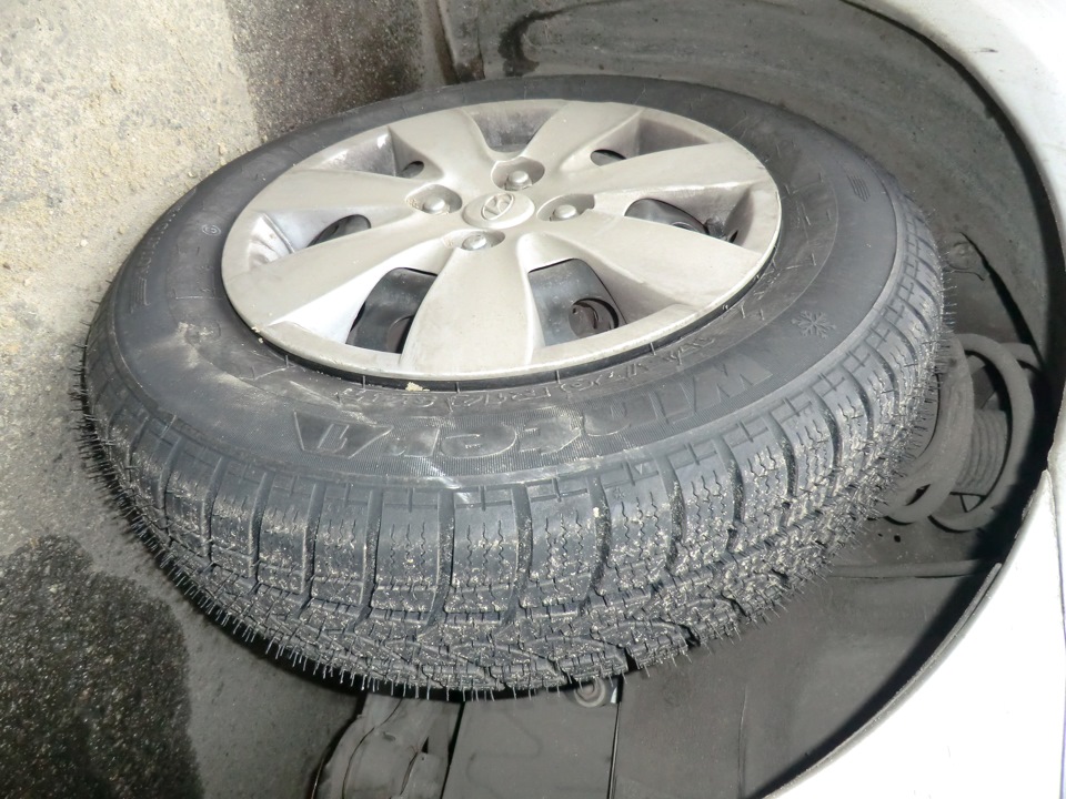 шины зимние — Hyundai Accent (3G), 1,4 л, 2008 года | расходники | DRIVE2