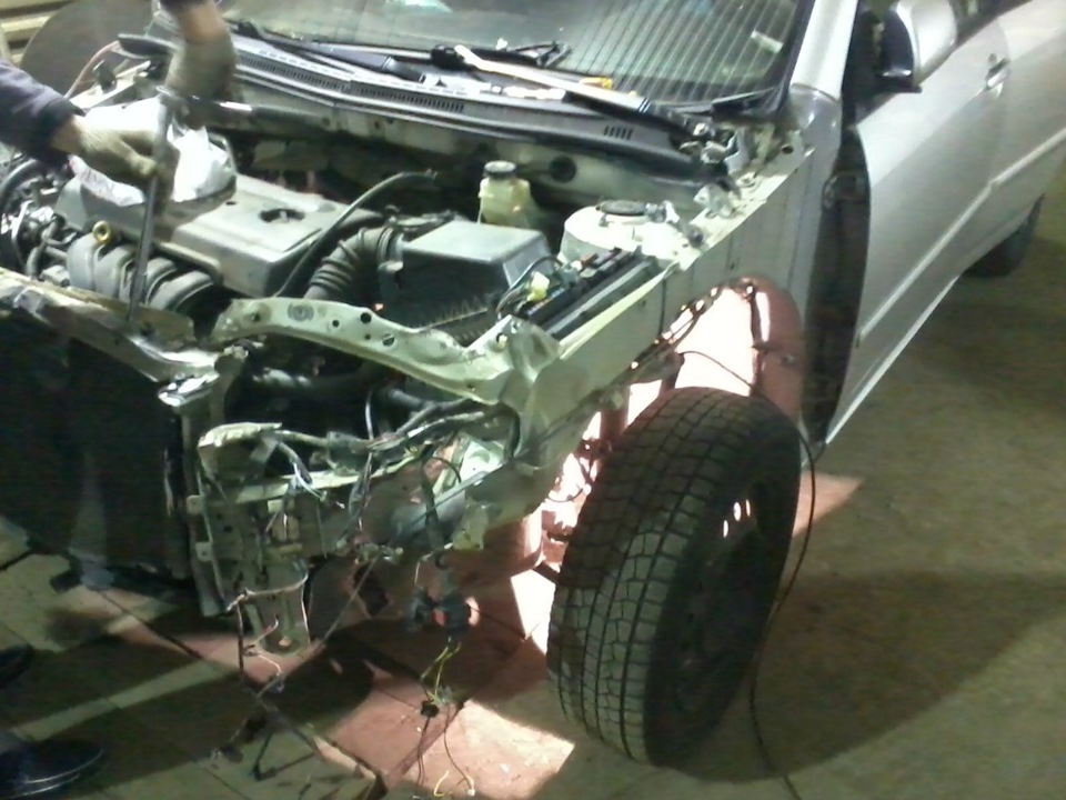 Разбор (part 1) — Toyota Corolla (120), 1,4 л, 2005 года | поломка | DRIVE2