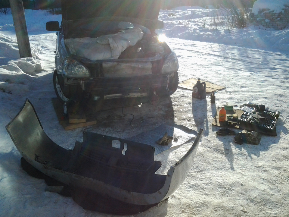 Установка Противотуманок и ДХО. — Lada Приора хэтчбек, 1,6 л, 2012 года ...