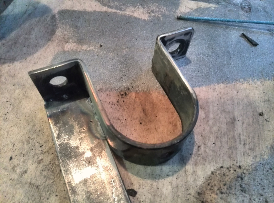 Стоковый хомут обрастает 4мм железом. — SsangYong Kyron