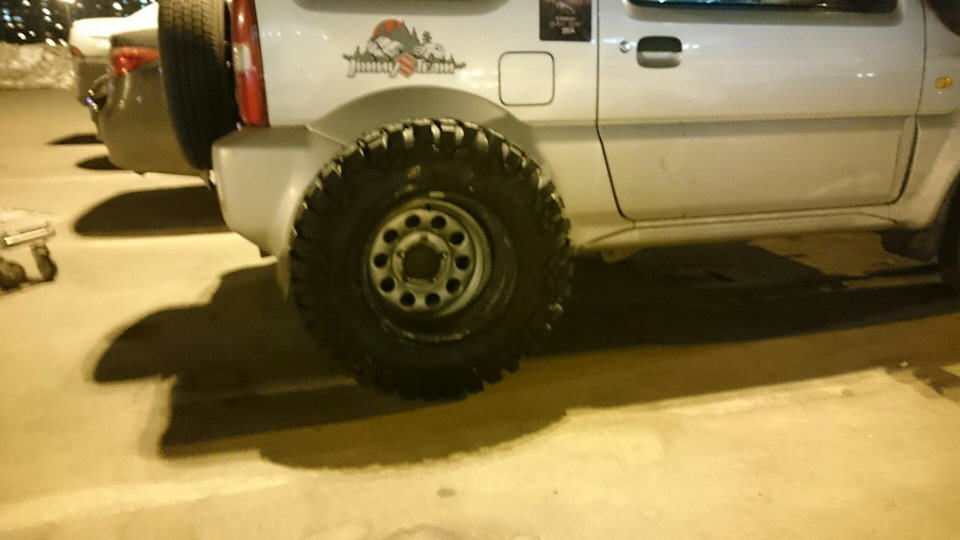 первая примерка к еще стандартному джимнику)) — Suzuki Jimny (1G)