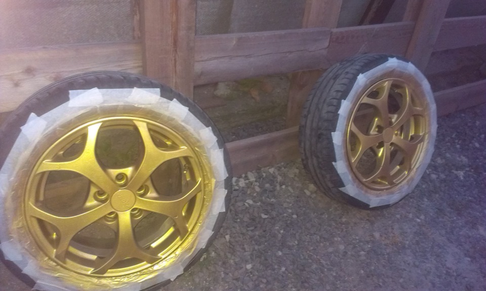 покраска дисков жидкой резиной — DRIVE2