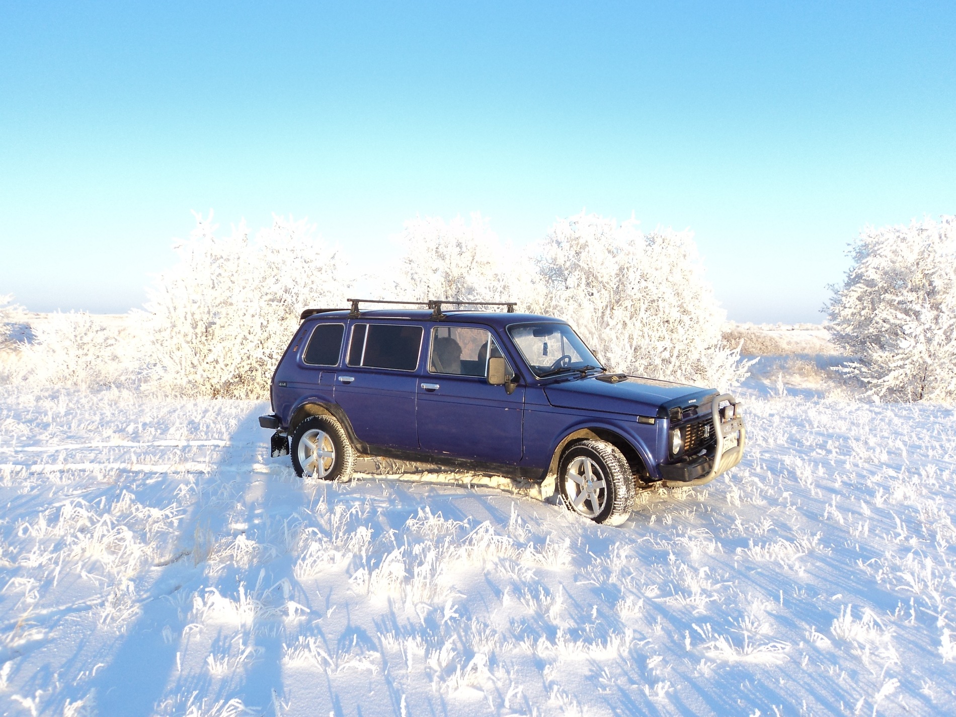 ЗИМА, МАШИНА, ПРИРОДА — КРАСОТА! — Lada 4x4 5D, 1,7 л, 1998 года |  фотография | DRIVE2