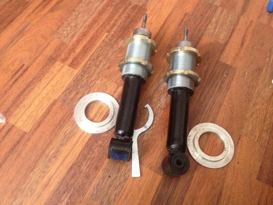 После установки винтов -решено было сделать отрицательный развал ...