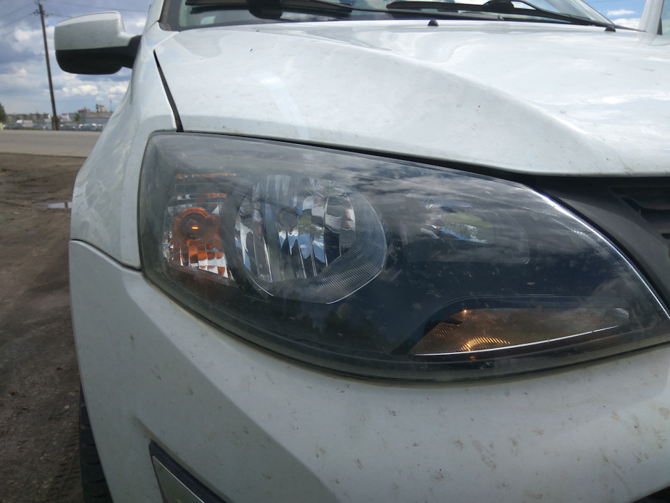 Ближний свет — Lada Калина Хэтчбек (2G), 1,6 л, 2013 года | электроника ...