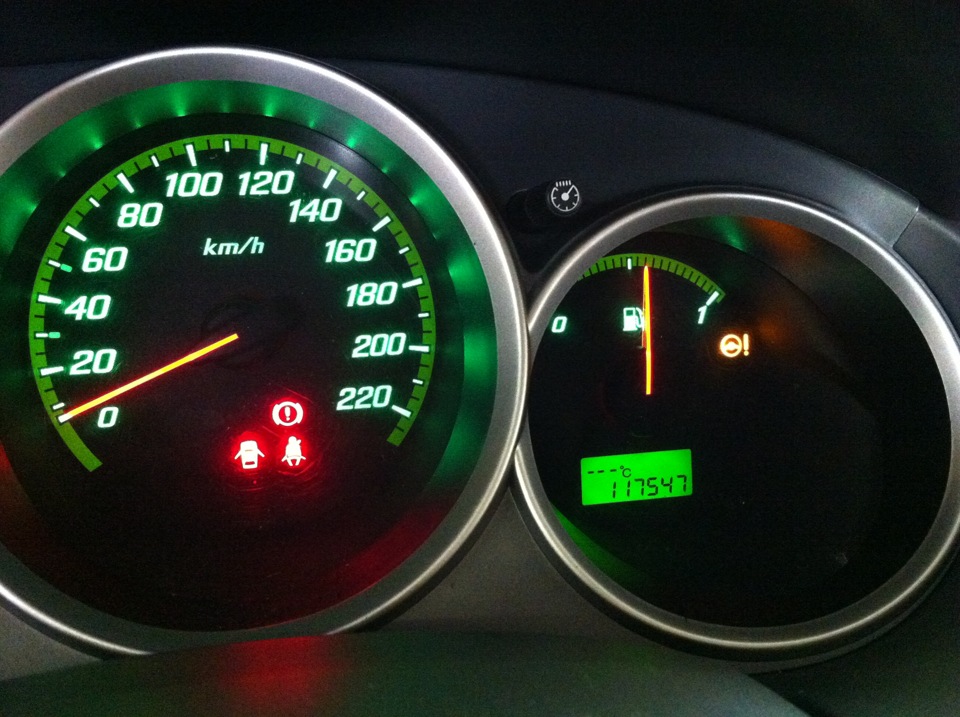 Приборка светит зеленым светом! — Honda Jazz (1G), 1,4 л, 2008 года ...