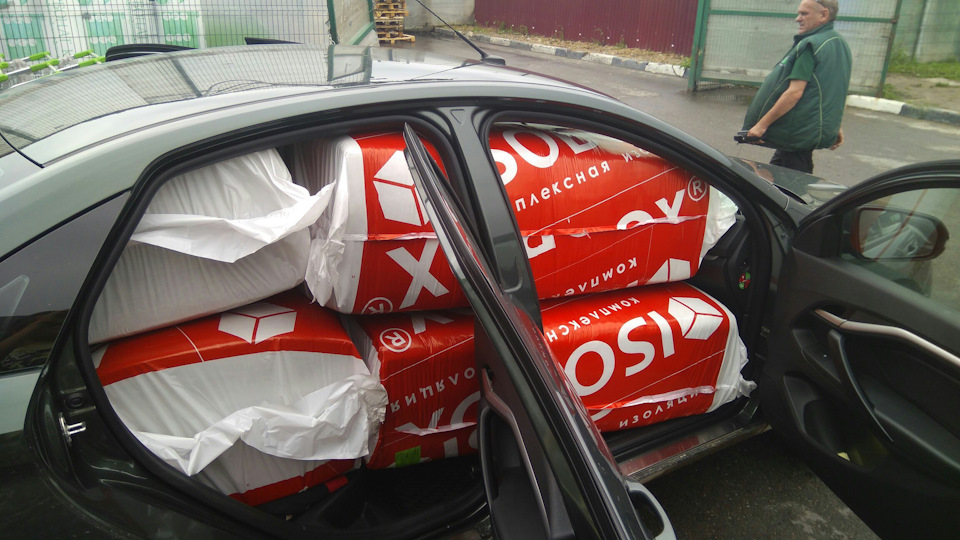 Приключения Машки и Весты. Перевозка утеплителя и помывка машины ...