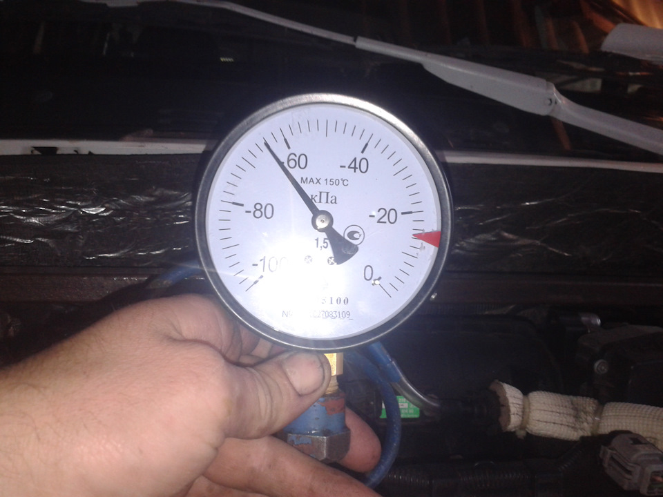 Замер давления во впускном коллекторе — Citroen Berlingo (1G), 1,4 л ...