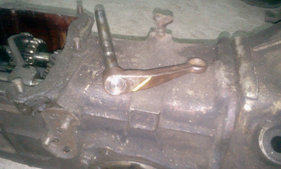 Переделка переднего кронштейна крепления коробки и рычага привода ...