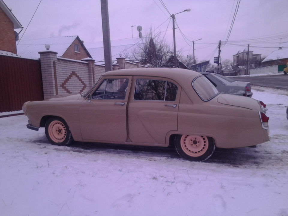 Нарешті зима на окремих дисках. — ГАЗ 21, 3,5 л, 1969 года | колёсные ...