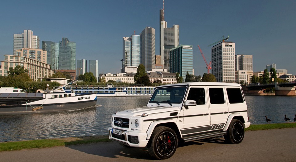 Как выглядит белый гелик Mercedes-AMG G 63 Издание 463 - 2015 - DRIVE2
