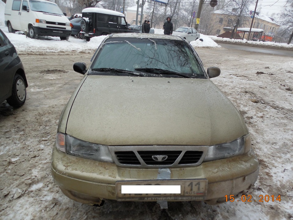 Передний бампер (( — Daewoo Nexia (2G), 1,5 л, 2006 года | кузовной ...