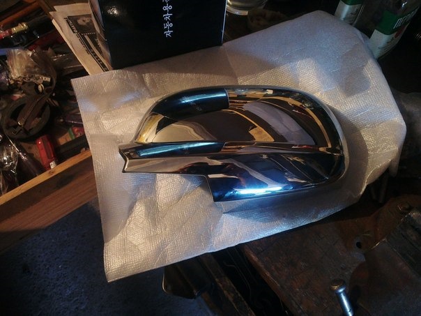 Хром накладки на зеркала — SsangYong Kyron, 2 л, 2007 года | аксессуары ...