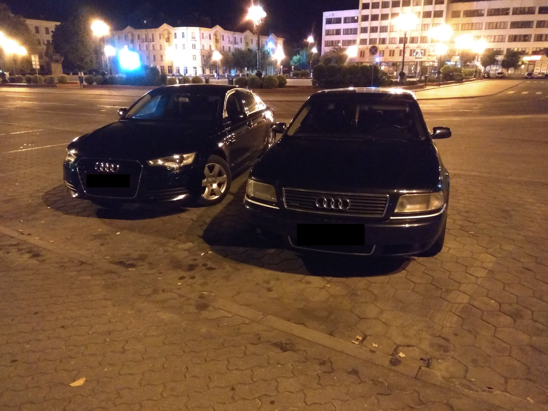 Ночные покатушки Audi a6