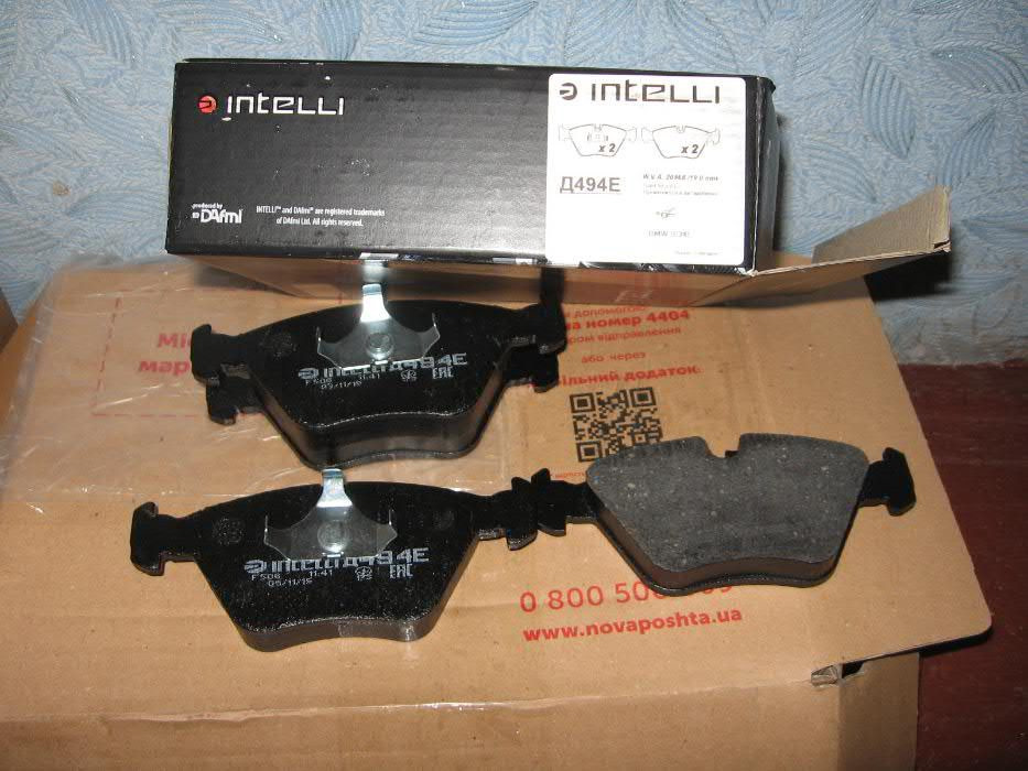 Новые колодки INTELLI — BMW 5 series (E34), 2,5 л, 1988 года | запчасти ...