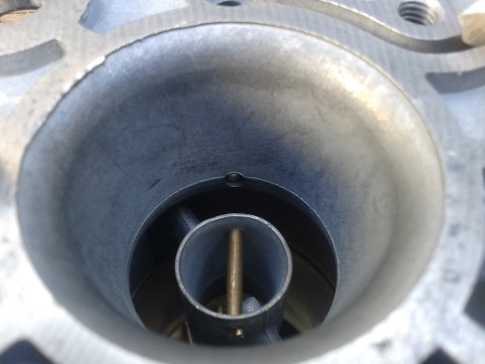 Это олово торчит из рассверленного жиклёра. А чё, красиво — ГАЗ 24