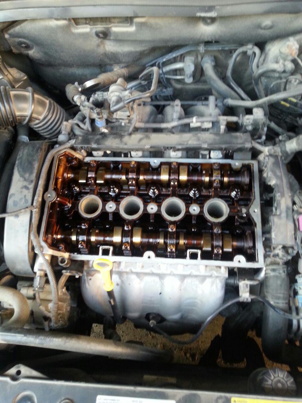 "Сопливая" клапанная крышка — Chevrolet Cruze (1G), 1,6 л, 2008 года ...
