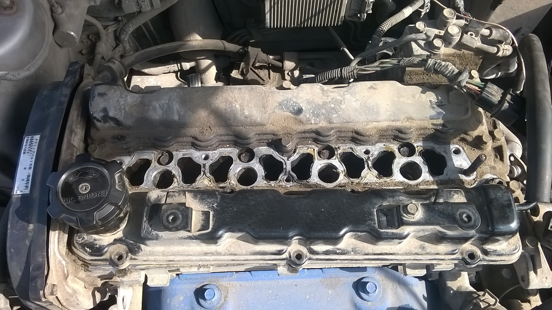 Прокладка свечных колодцев — Mitsubishi Galant (8G), 2 л, 2002 года ...