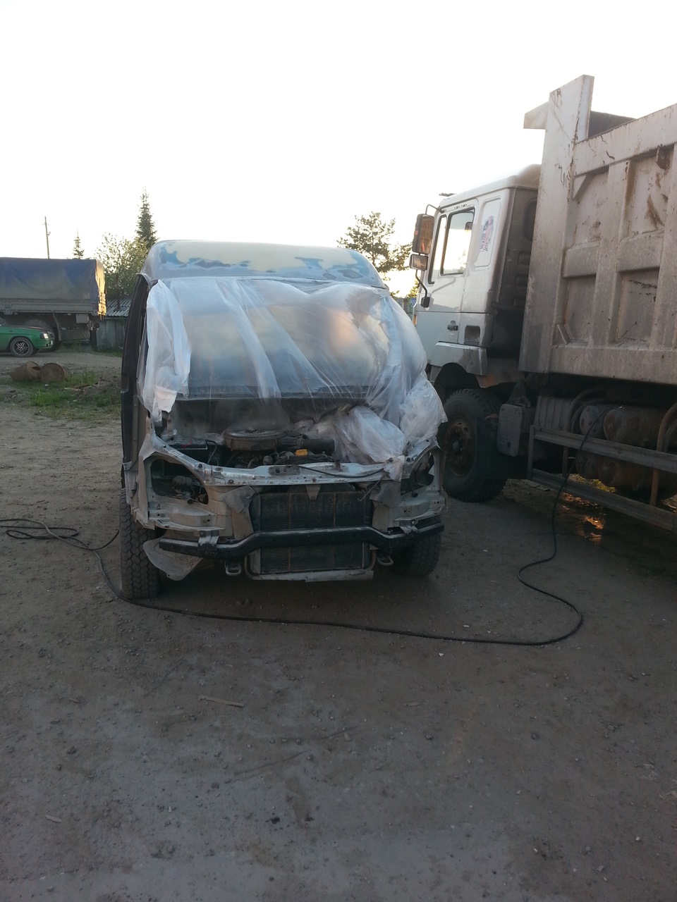 Крыша в работе. — ГАЗ Соболь, 2,5 л., 2004 года | кузовной ремонт | DRIVE2