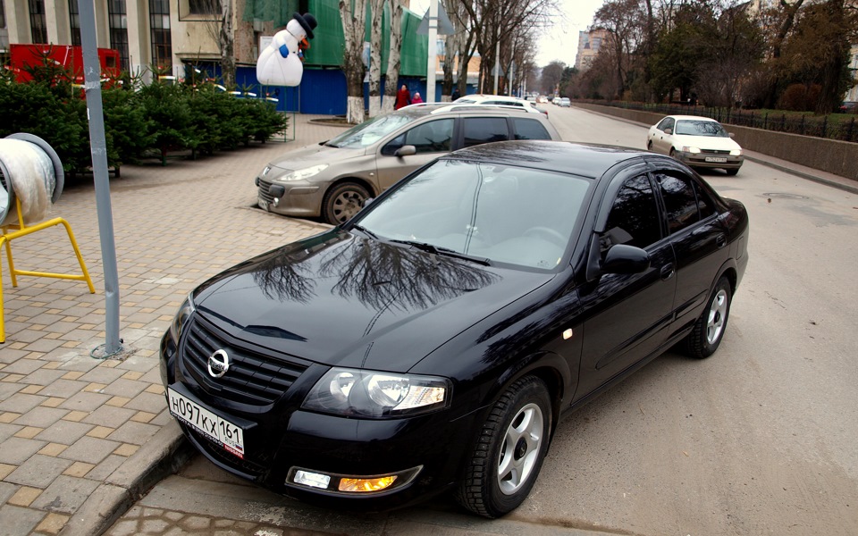 nissan almera classic черная