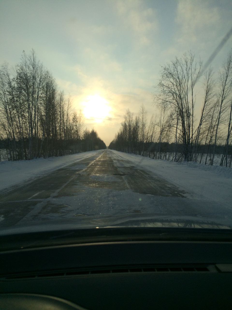 Стрежевой-Томск через зимник 