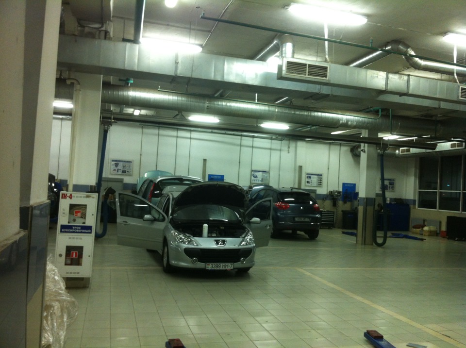 замена термостата или подготовка к зиме — Peugeot 307, 1,6 л, 2006 года ...