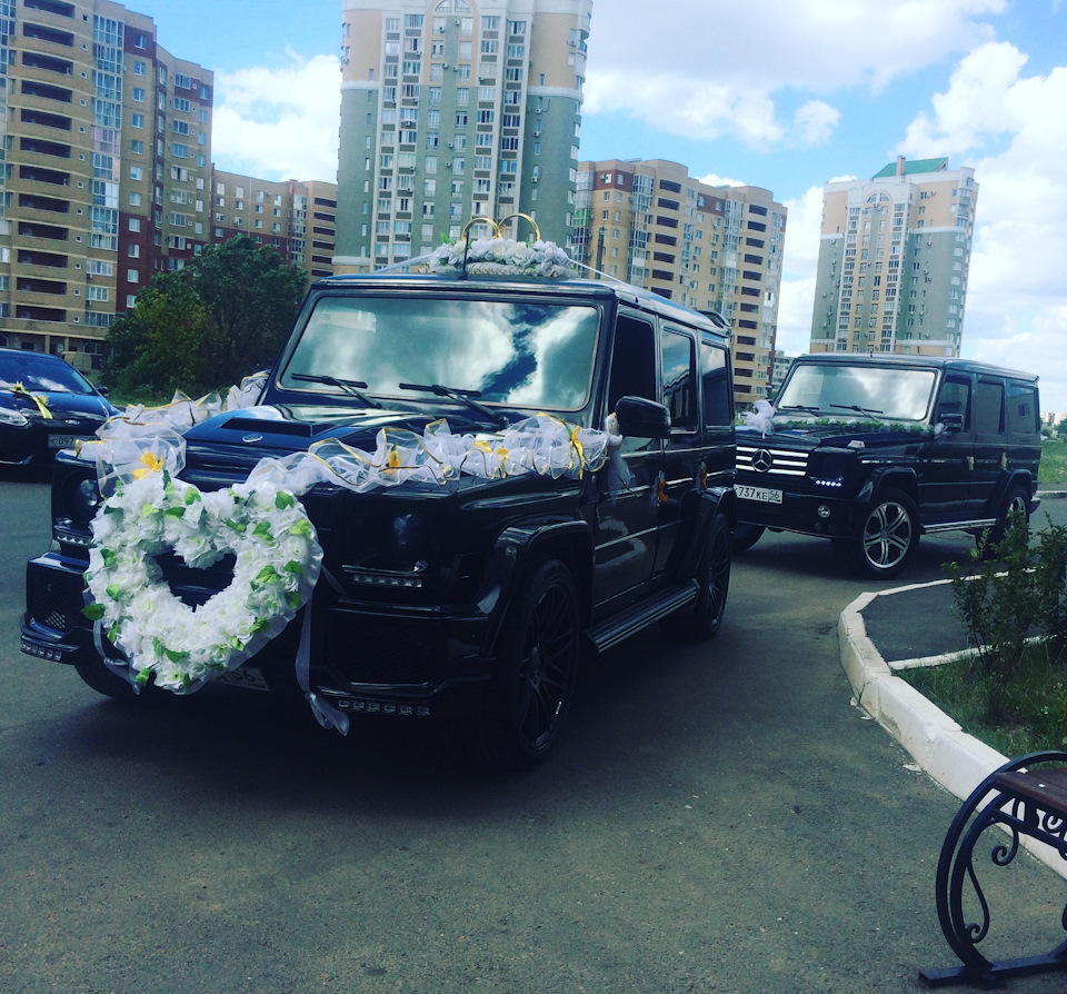 Свадьбы 07.07.2017 и 08.07.2017 — Mercedes-Benz G-Class (W463), 5 л, 1999  года | покатушки | DRIVE2