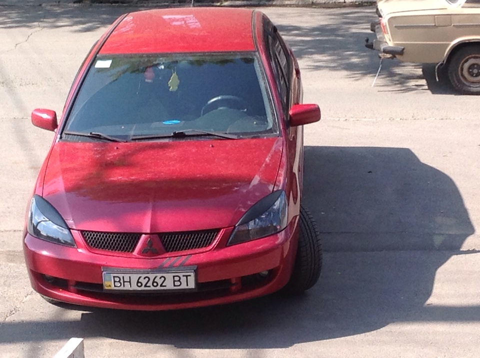 Реснички для злого ланса — Mitsubishi Lancer IX, 1,6 л, 2008 года ...