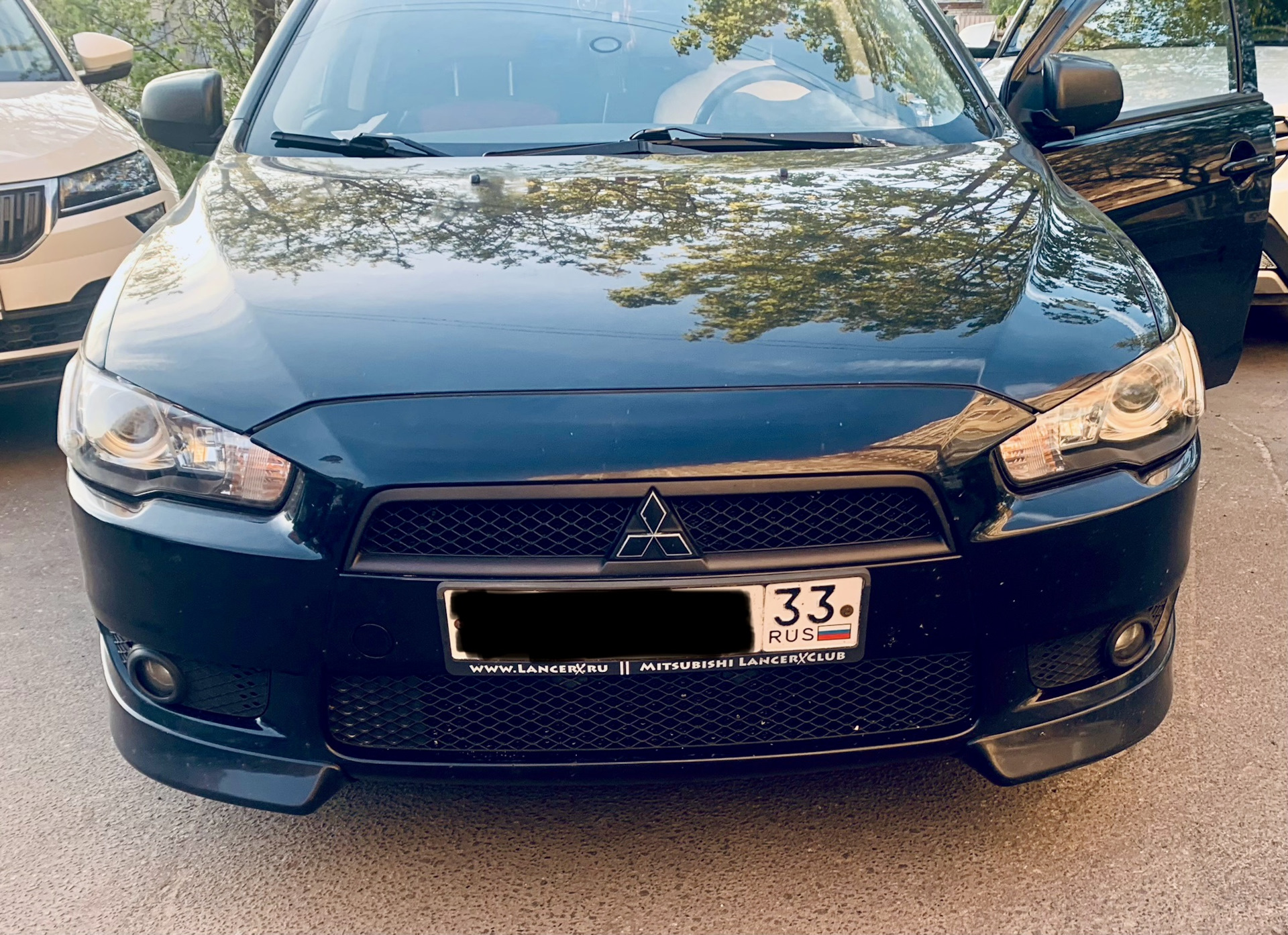 Би-Ксенон STANLEY, ДХО на ПТФ — Mitsubishi Lancer X, 1,5 л, 2008 года ...