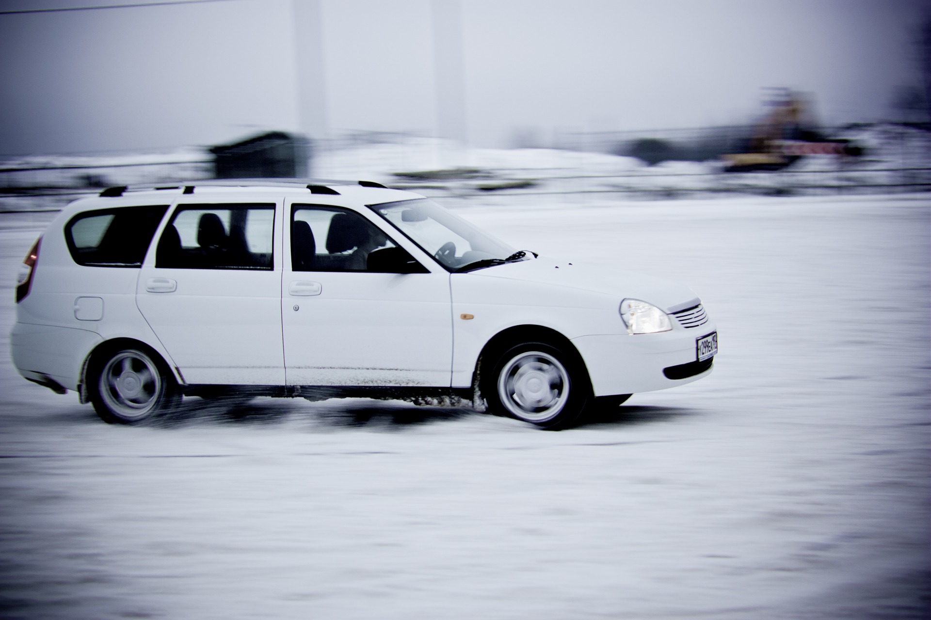 Winter Drift Freeride — Lada Приора универсал, 1,6 л, 2010 года | покатушки  | DRIVE2