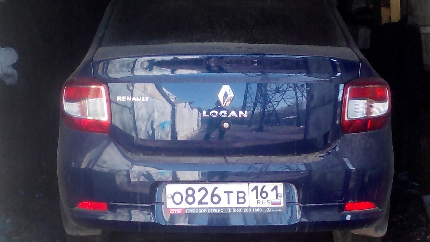 Renault Logan (2G) 1.6 бензиновый 2014 | синий сапфир на DRIVE2