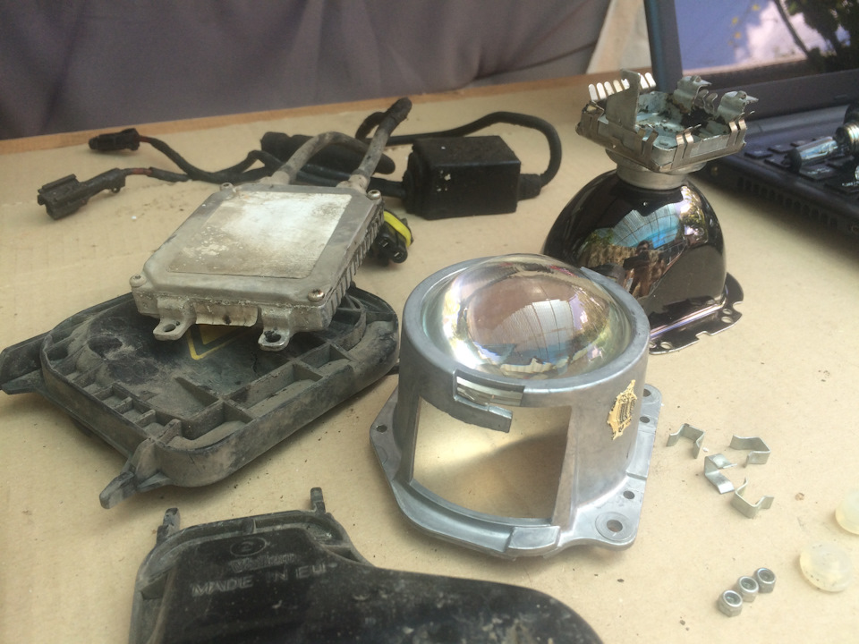 промывка фар и не много ПЕРЕколхоза — Audi A4 (B6), 1,8 л., 2003 года ...