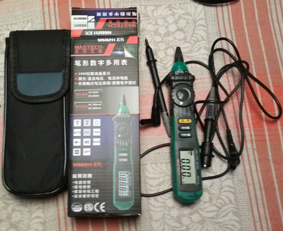 Мультиметр — ручка ms8211 — Volvo XC70 II